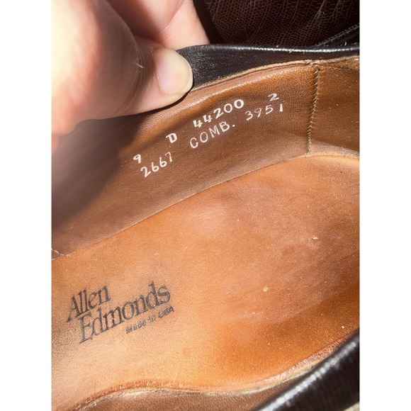 Allen Edmonds Clayton Men Brown  Loafers Exotic Lizard Skin Tassel Shoes 9D $695 - Picture 10 of 10